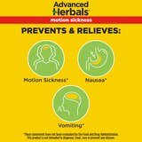 Advanced Herbals Motion Sickness Relief - Non-Drowsy, Naturals With Ginger, 18 CT, thumbnail image
