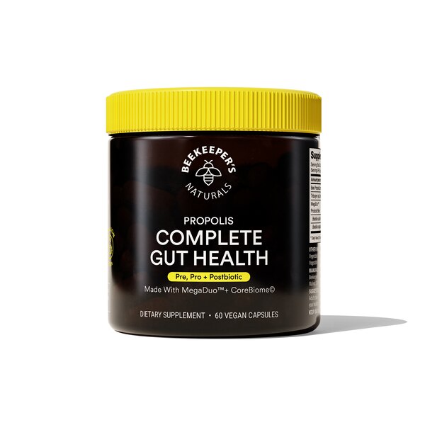Beekeeper's Naturals Propolis Complete Gut Health Vegan Capsules