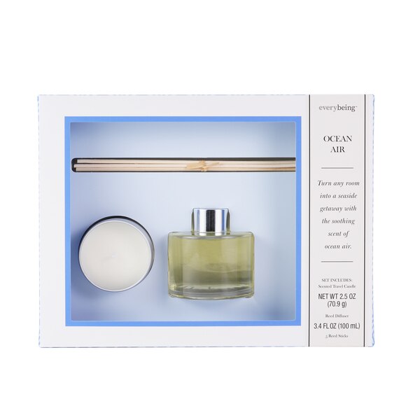 Everybeing Candle & Diffuser Gift Set, Ocean Air