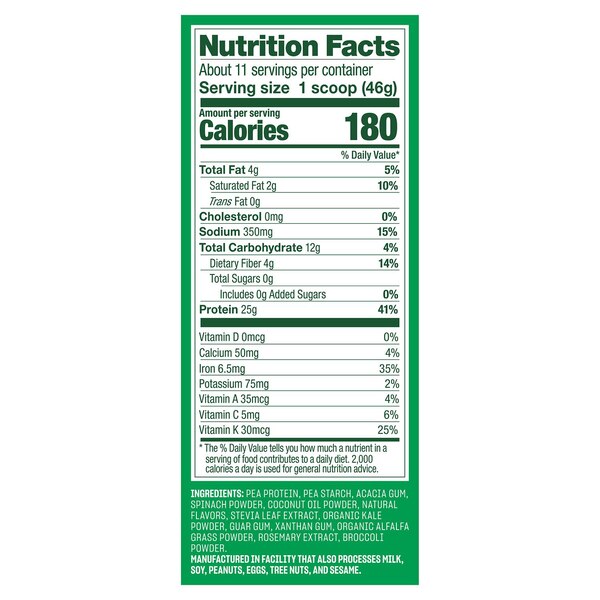 Vega, Original Protein Vanilla, 16.2 Oz