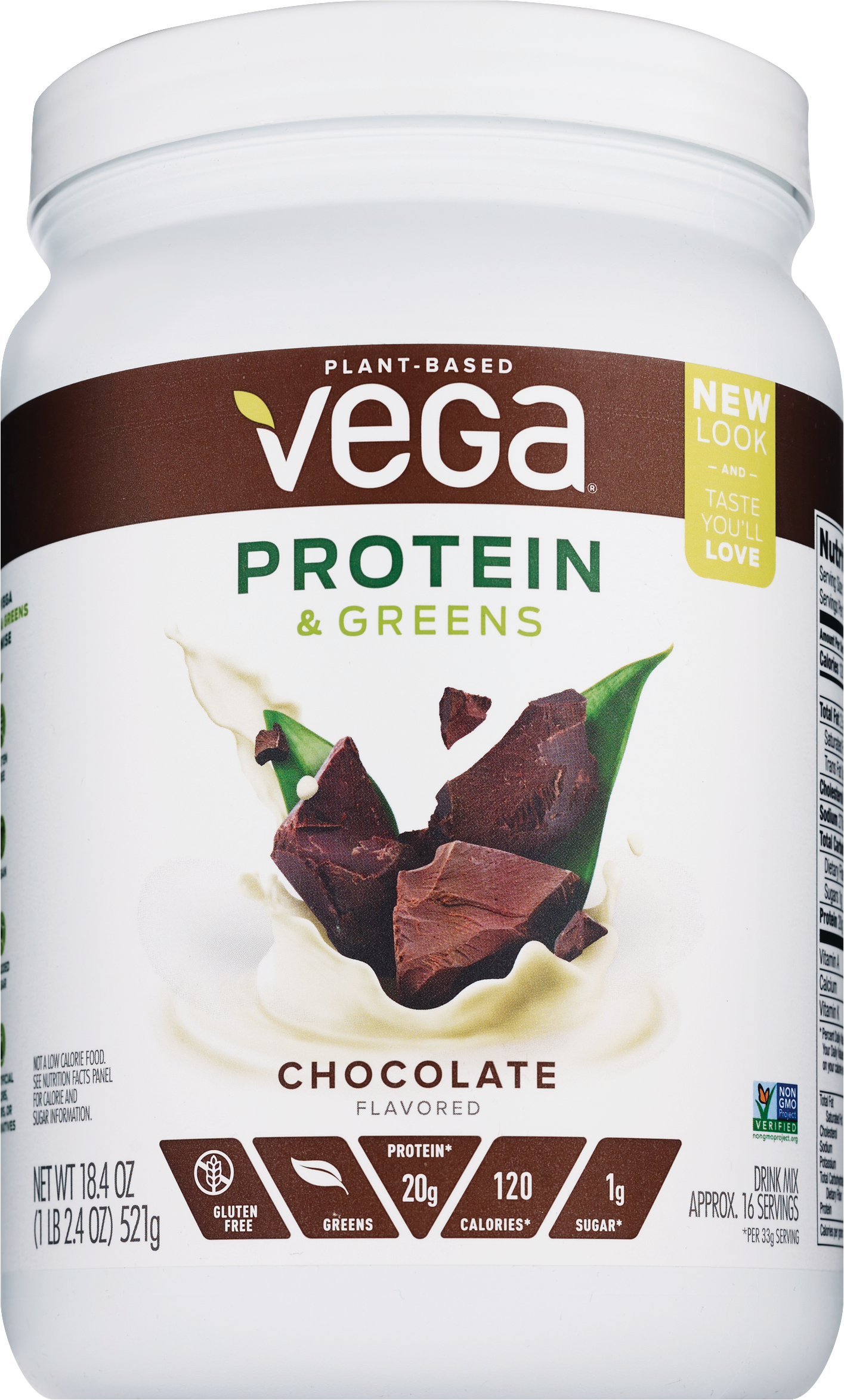 Vega Protein and Greens Drink Mix 18.6 OZ