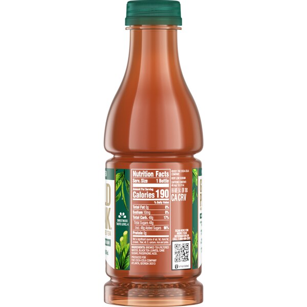 Gold Peak Sweetened Black Iced Tea Drink, 18.5 OZ