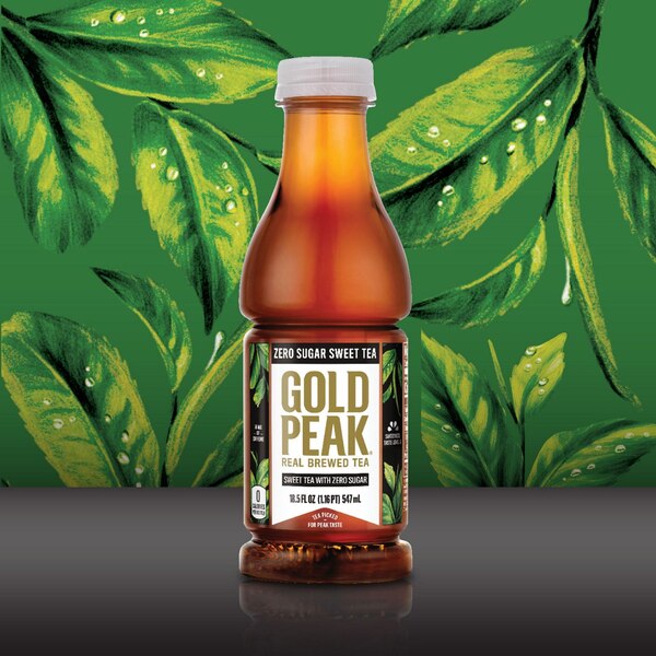 Gold Peak Zero Sugar Sweet Tea Bottle, 18.5 fl oz