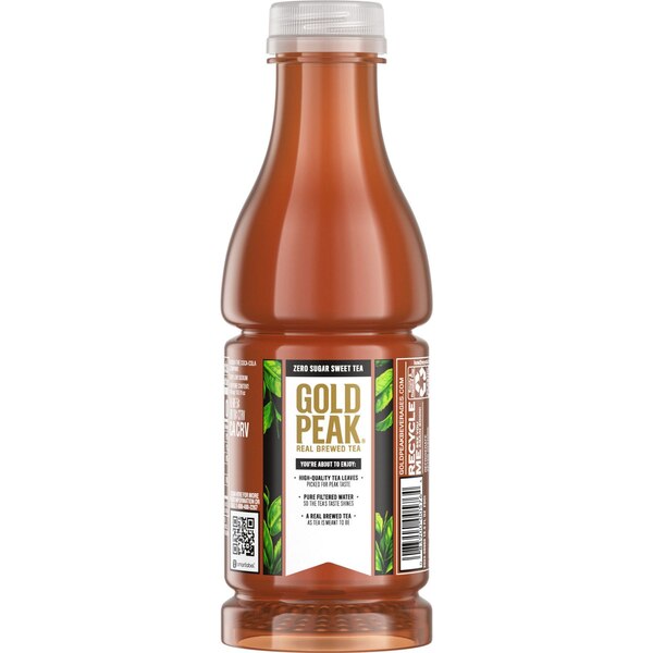 Gold Peak Zero Sugar Sweet Tea Bottle, 18.5 fl oz