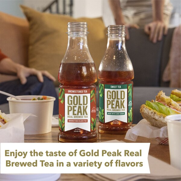 Gold Peak Unsweetened Black Tea Bottle, 18.5 fl oz