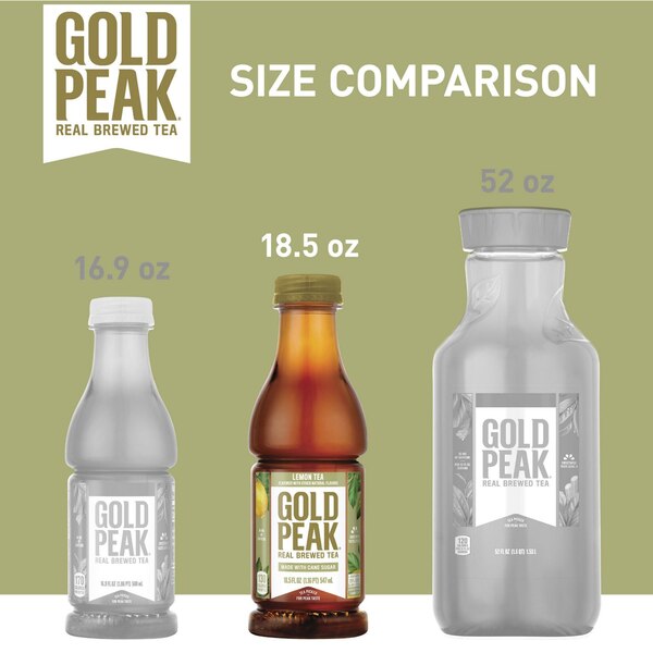 Gold Peak Lemon Sweetened Tea Bottle, 18.5 fl oz