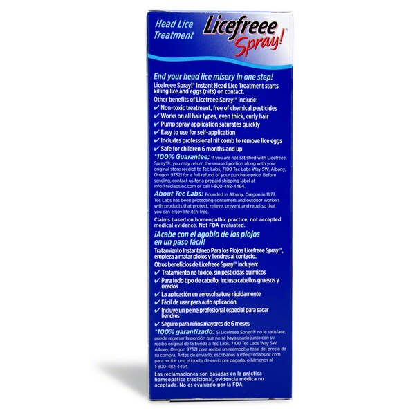 Licefree Instant Head Lice Treatment Spray
