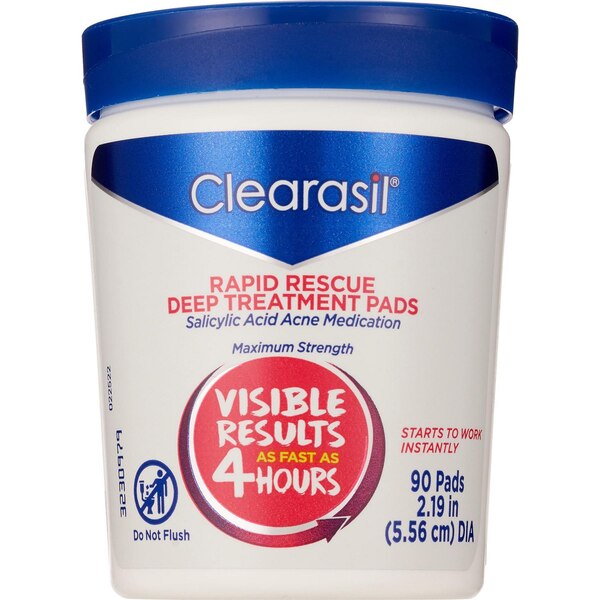 Clearasil Ultra Rapid Action Pads, 90 CT