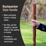 DMI Brazos 55" Twisted Oak Backpacker Walking Stick, thumbnail image