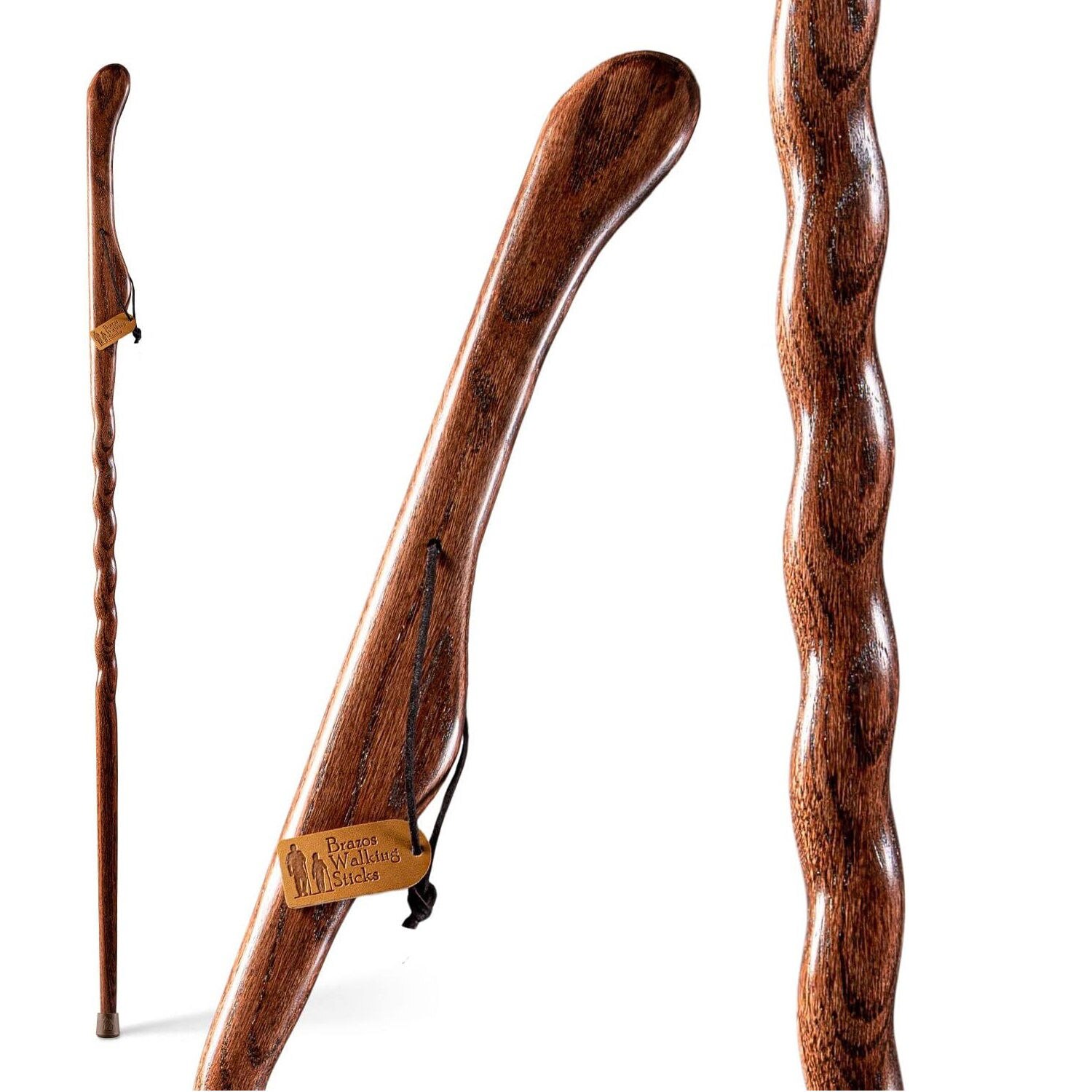 DMI Brazos 48" Twisted Oak Hitchhiker Walking Stick