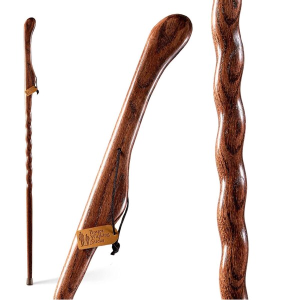 DMI Brazos 48" Twisted Oak Hitchhiker Walking Stick