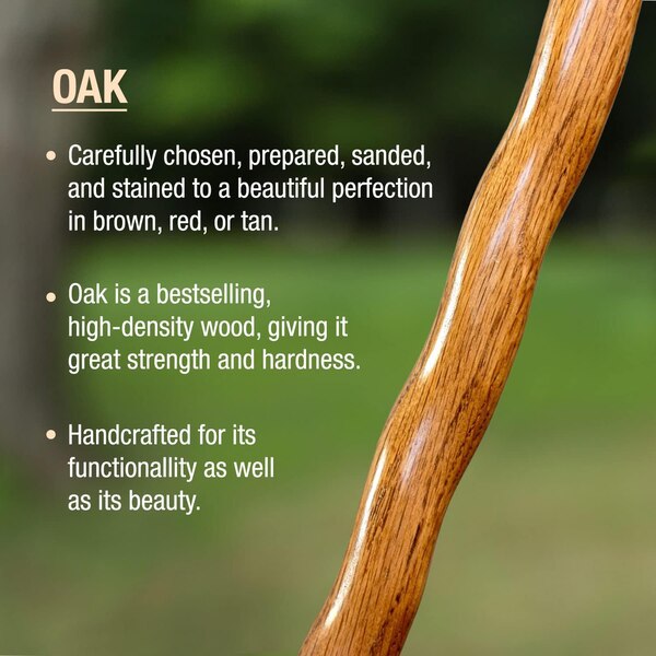 DMI Brazos 55" Twisted Oak Hitchhiker Walking Stick