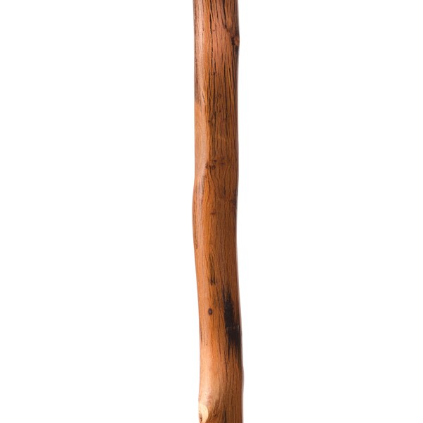 Brazos Free Form Hickory Handcrafted Wood Walking Stick