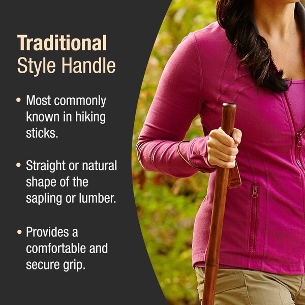 DMI Brazos 55" Free Form Iron Bamboo Walking Stick