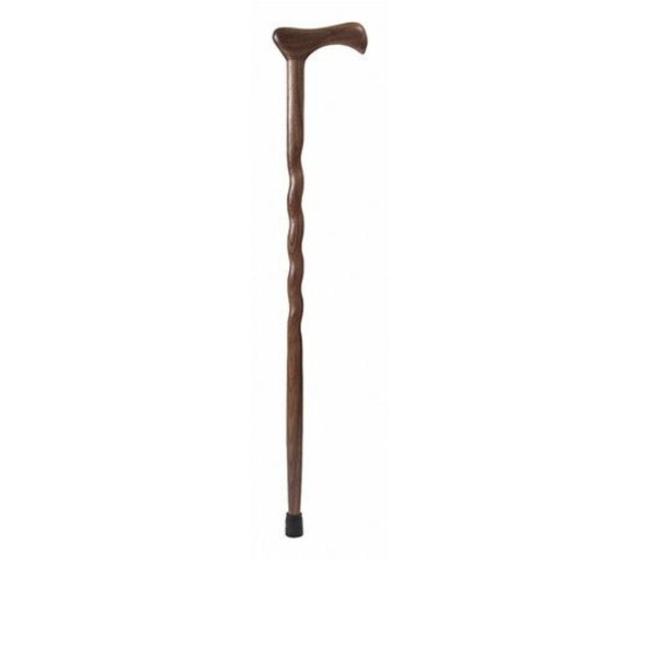 DMI Brazos 37 Twisted Walnut Walking Cane