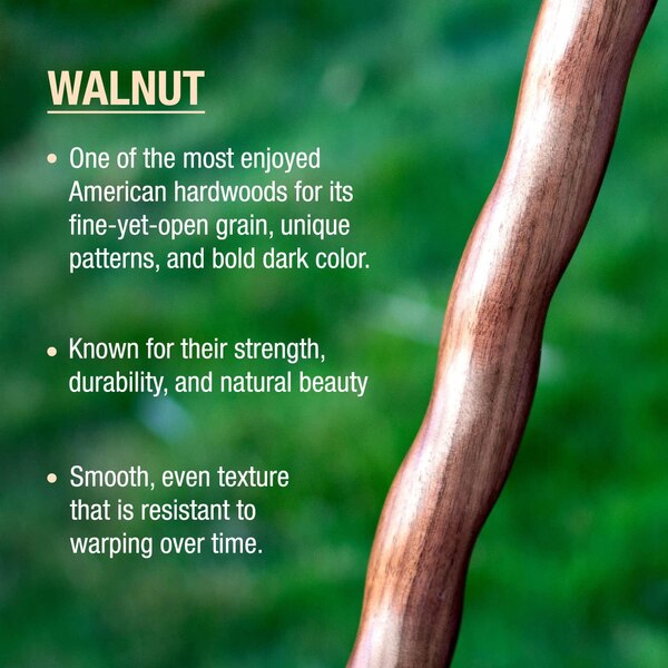 DMI Brazos 37 Twisted Walnut Walking Cane