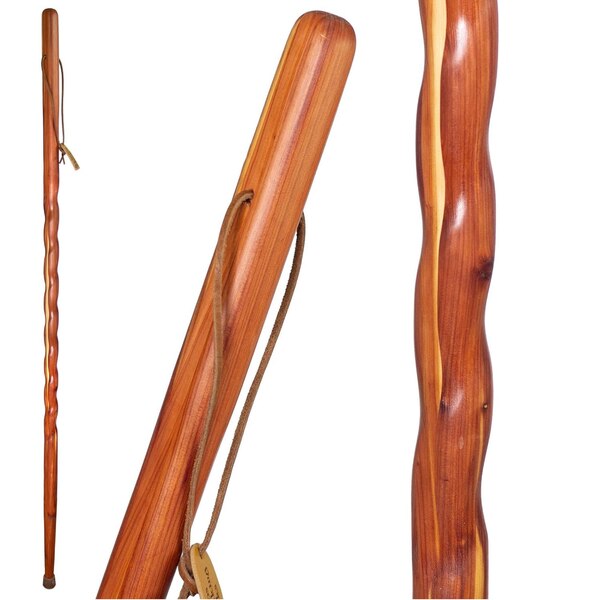 DMI Brazos 48" Twisted Aromatic Cedar Walking Stick