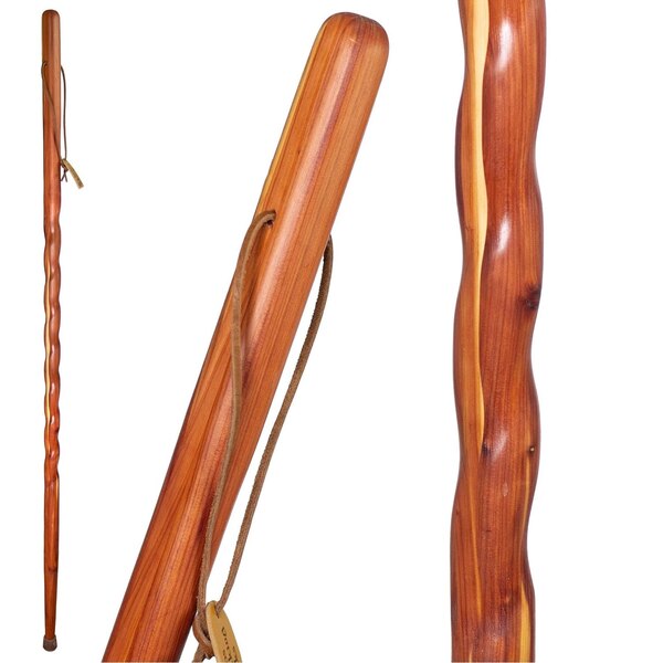 DMI Brazos 58" Twisted Aromatic Cedar Walking Stick