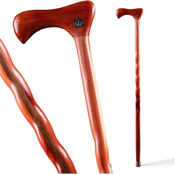DMI Brazos 37" Twisted Aromatic Cedar Walking Cane