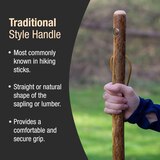 DMI Brazos 55" Free Form American Hardwood Walking Stick, thumbnail image