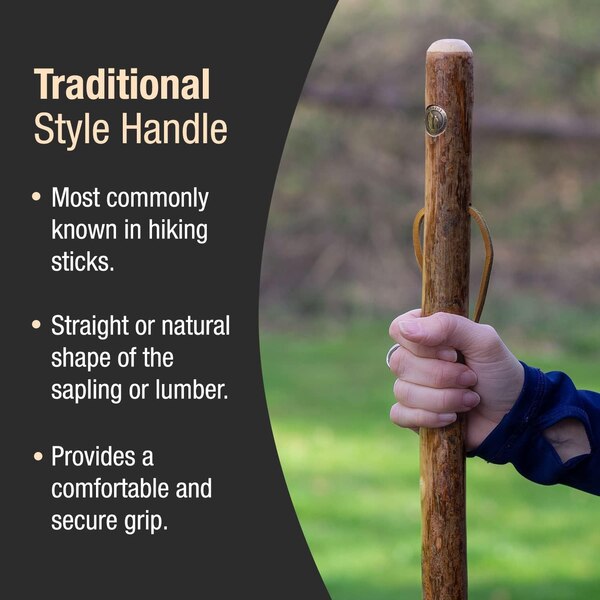 DMI Brazos 55" Free Form American Hardwood Walking Stick