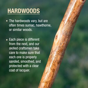 DMI Brazos 55" Free Form American Hardwood Walking Stick