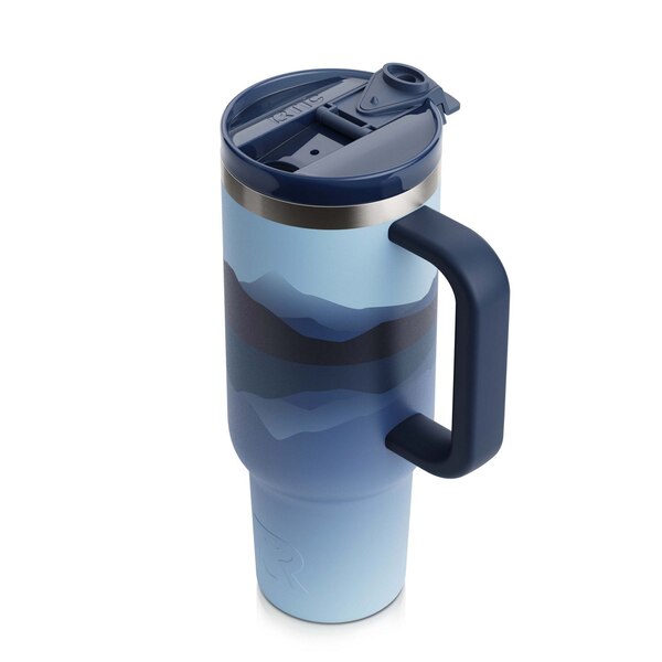 RTIC Road Trip Tumbler, Blue, 40 oz