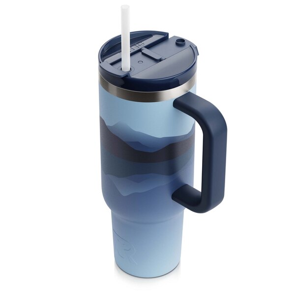 RTIC Road Trip Tumbler, Blue, 40 oz