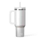 RTIC Road Trip Tumbler, White Glitter, 40 oz, thumbnail image