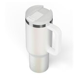 RTIC Road Trip Tumbler, White Glitter, 40 oz, thumbnail image