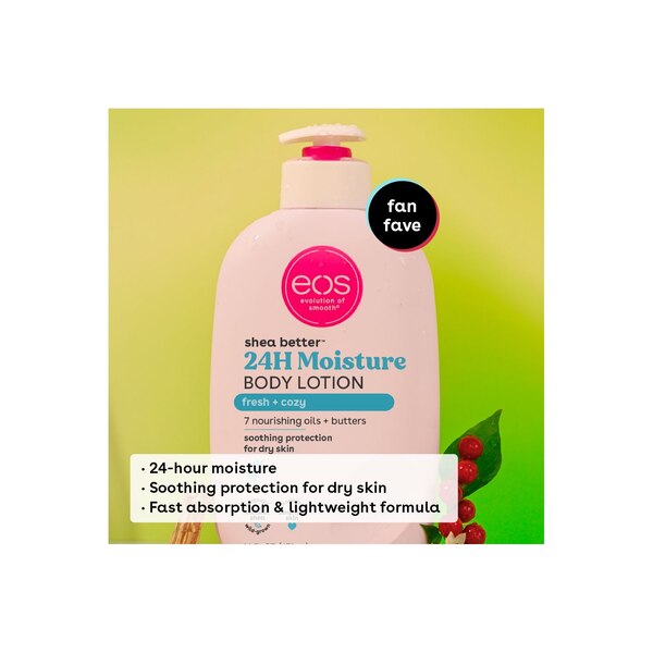 eos Body Lotion, Fresh & Cozy, 16 OZ