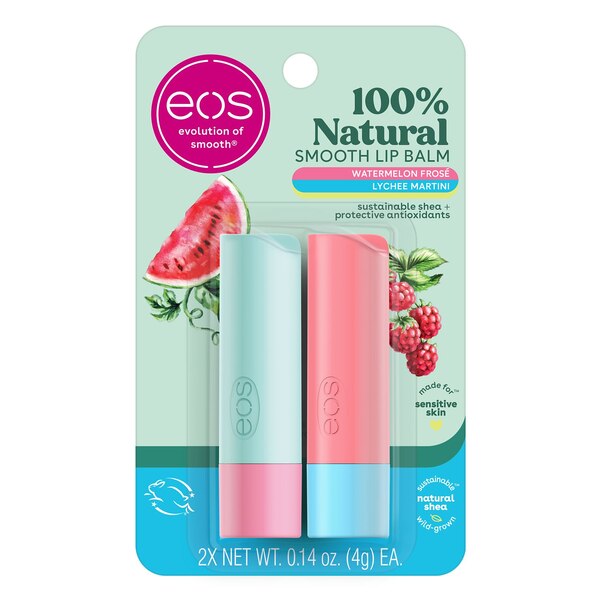 eos Super Balm Lip Butters, Watermelon Frose & Lychee Martini