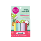 eos 100%  4-Pack Lip Balm Sticks, Natural Fruity Variety, 4 Pack, thumbnail image