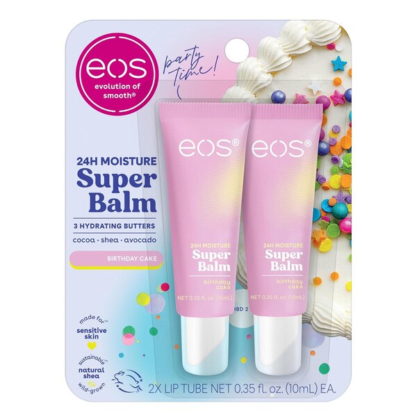 eos SuperBalm, 2CT, Birthday Cake