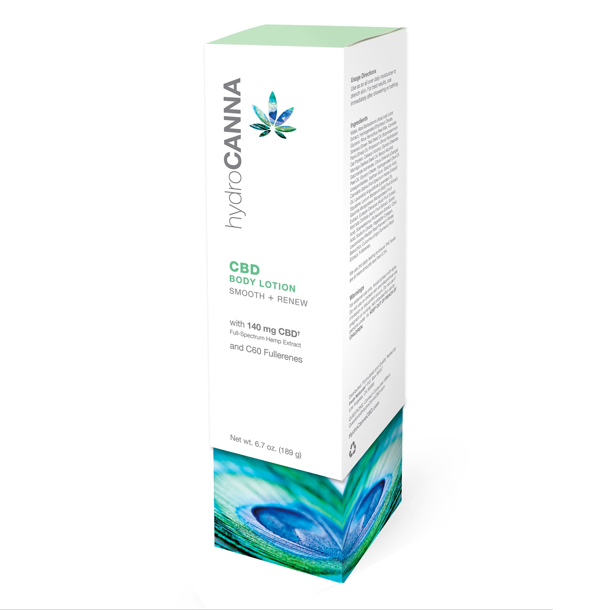 Hydrocanna CBD Body Lotion, 6.7 OZ - State Restrictions Apply