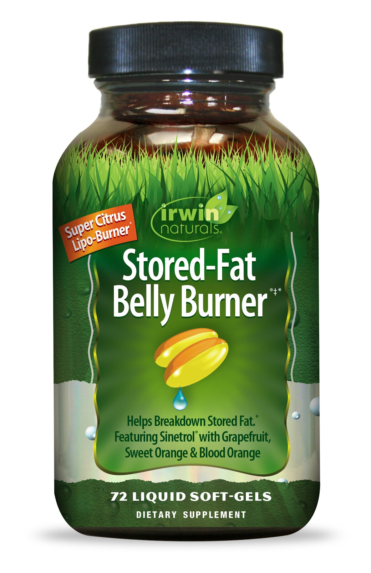 Irwin Naturals Stored-Fat Belly Burner - Suplemento dietario, 72 u.