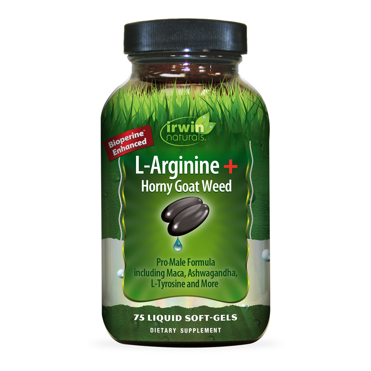 Irwin Naturals L-Arginine + Horny Goat Weed 75ct