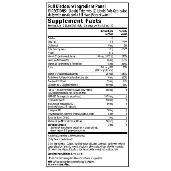 Irwin Energy & Endurance Testosterone Up Men 40+, 60 CT