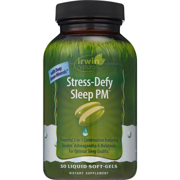 Irwin Naturals Stress Defy Sleep PM, 60 CT