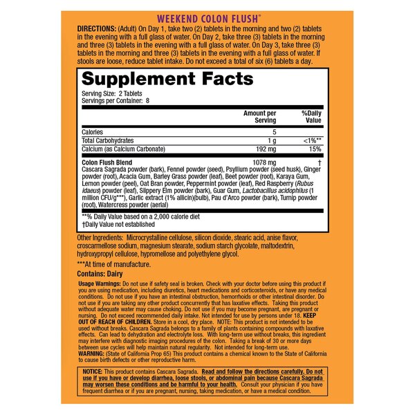 Nature's Secret 7-Day Ultimate Cleanse - Tabletas, 36 u.