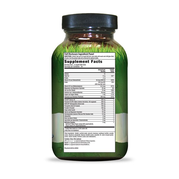 Irwin Naturals Testosterone Up plus BioPerine Softgels, 60 CT