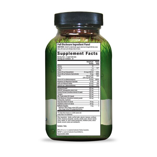 Irwin Naturals, Female Balance KSM-66 Ashwagandha Softgels, 60 CT