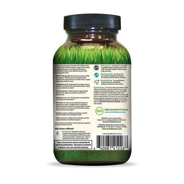 Irwin Naturals, Female Balance KSM-66 Ashwagandha Softgels, 60 CT