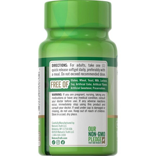 Nature's Truth High Potency Vitamin D Softgels, 250 mcg, 100 CT