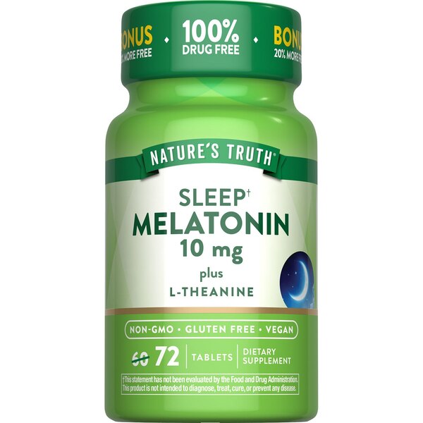 Nature's Truth Maximum Strength Melatonin plus L-Theanine