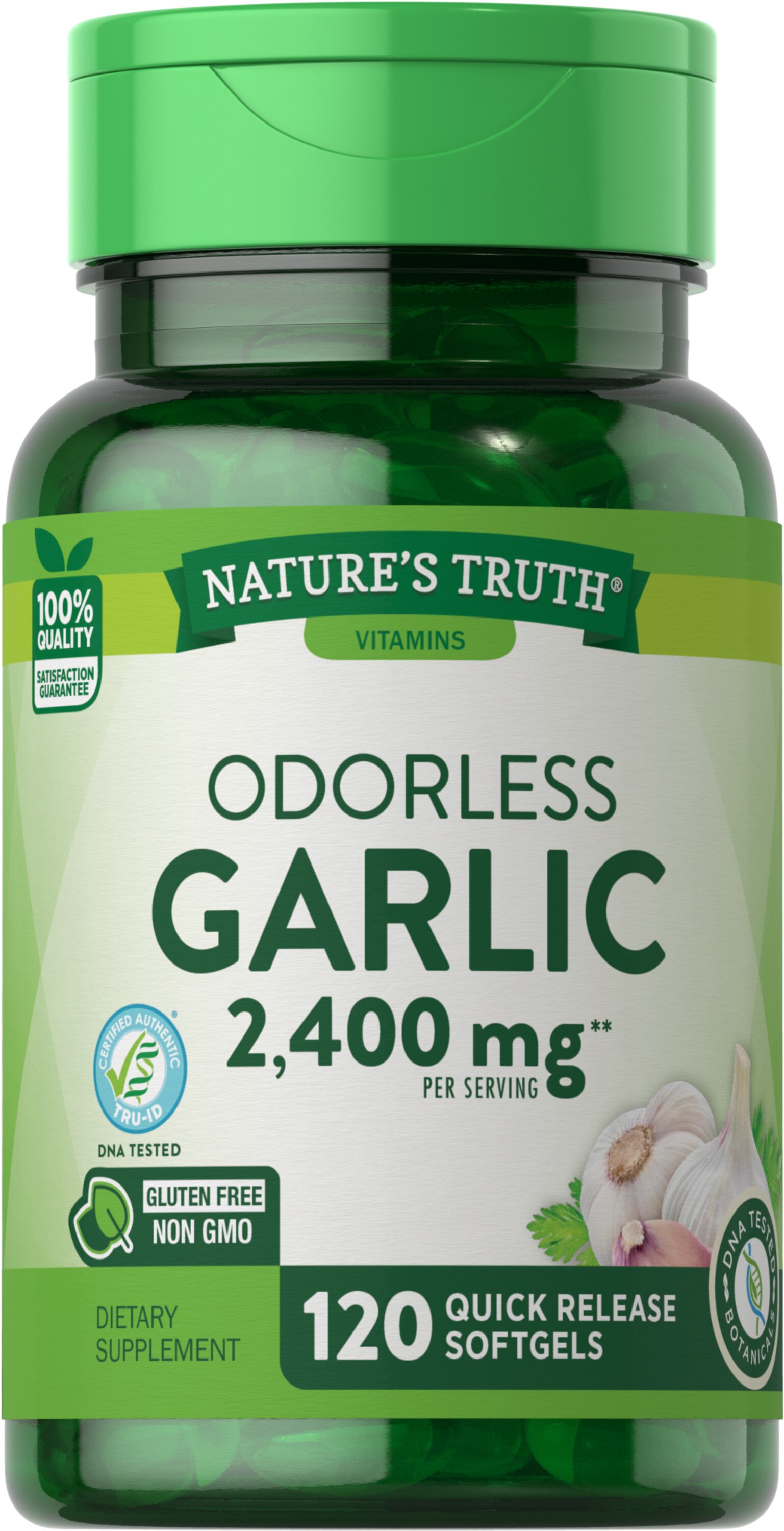 Nature's Truth High Strength Odorless Garlic 1,200 mg