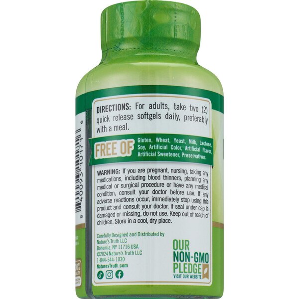 Nature's Truth Krill Oil 2,000mg (per 2) Softgels, 60 CT