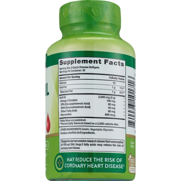 Nature's Truth Krill Oil 2,000mg (per 2) Softgels, 60 CT