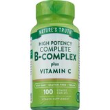 Nature's Truth Vitamin B Complex + Vitamin C Caplets, 100 CT, thumbnail image