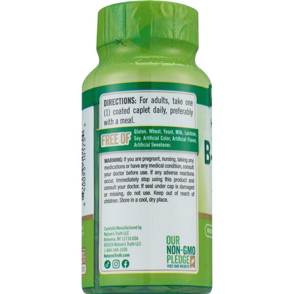 Nature's Truth Vitamin B Complex + Vitamin C Caplets, 100 CT